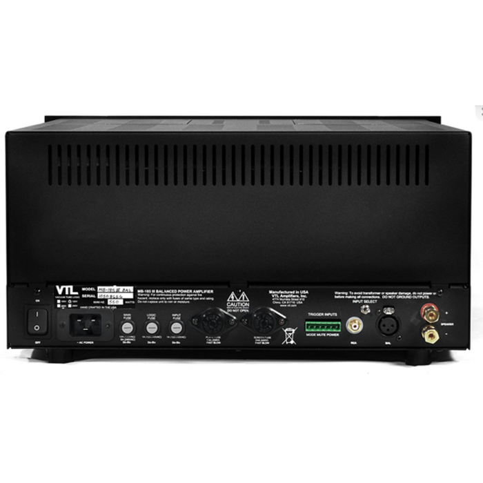VTL | MB-185 Series III Signature Monoblock Amplifier |Melbourne Hi Fi3