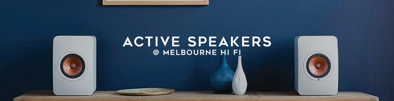 Shop active and powered speakers at Melbourne Hi Fi, Australia
