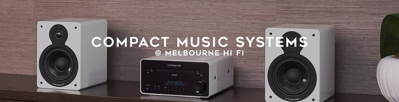 Shop online compact music systems available at Melbourne Hi Fi today.