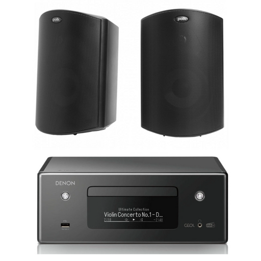 Denon|RDC-N11DAB CD Receiver and Polk Audio Atrium 5 Outdoor Speaker Package|Melbourne Hi Fi1