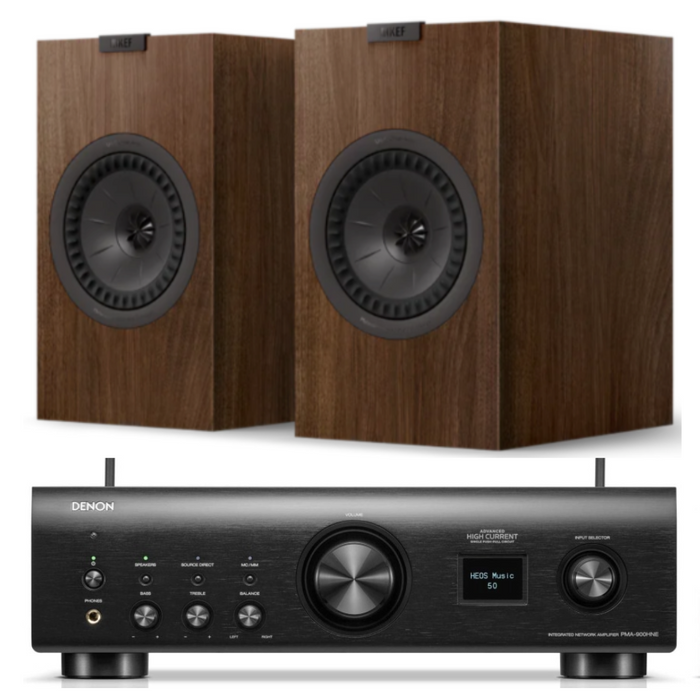 KEF Q3 Meta Speakers, Denon PMA-900HNE Amp and AQ cables Package|Melbourne Hi Fi3