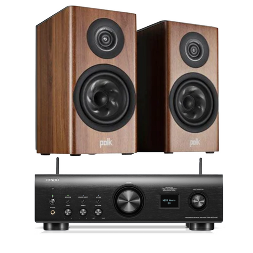 Polk R100 Bookshelf Speakers and Denon PMA-900HNE Melbourne Hi Fi