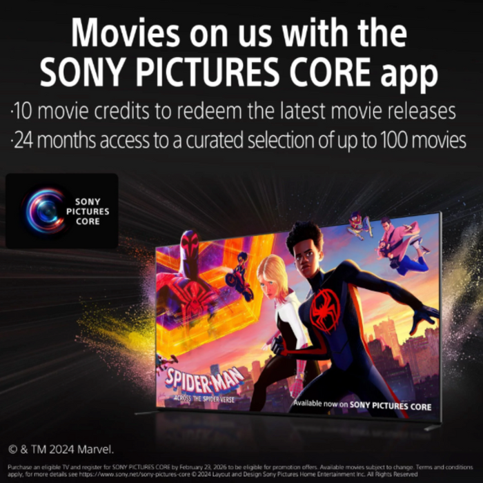 Sony Bravia 9 85 inch XR Mini LED 4K Google TV