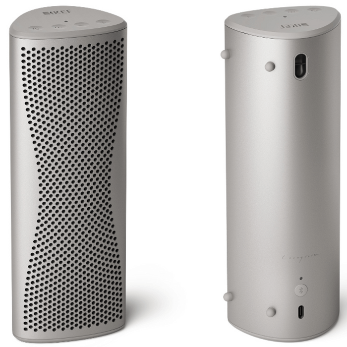 KEF | MUO Portable Speaker Silver Dusk | Melbourne Hi Fi3