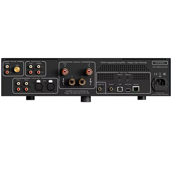 Hegel | H200 Integrated Amplifier | Melbourne Hi Fi6