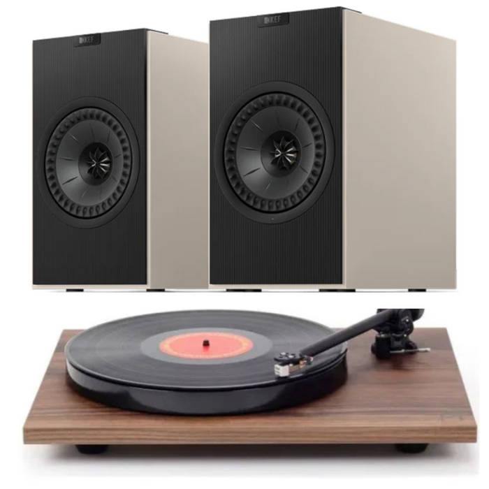 KEF Coda W and Rega Planar 1 Turntable Package