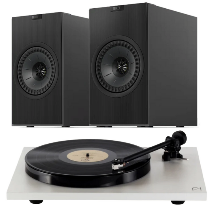 KEF Coda W and Rega Planar 1 Turntable Package