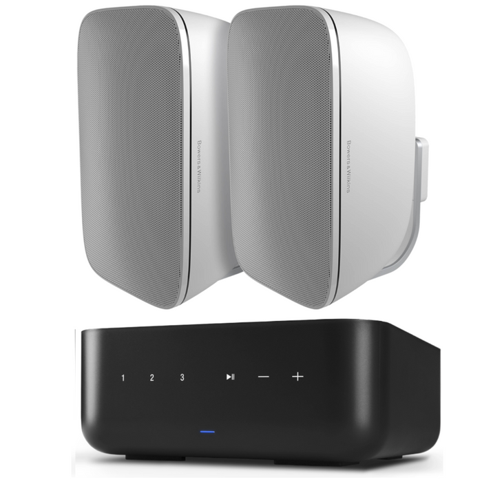 Denon Home Amp and Bowers & Wilkins AM-1 Outdoor Speaker Package|Melbourne Hi Fi2