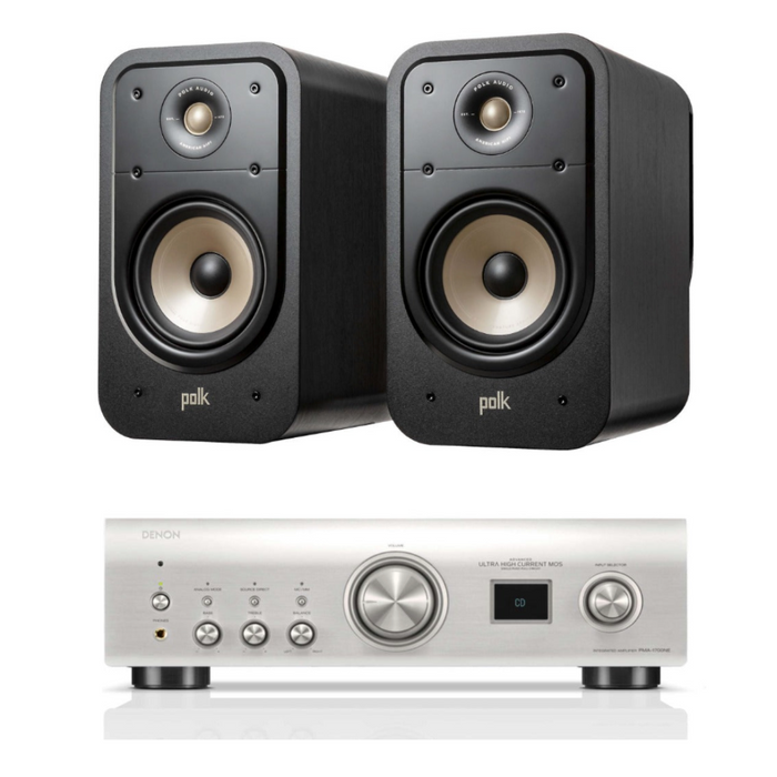 Polk ES20 Bookshelf Speakers and Denon PMA-900HNE |Melbourne Hi Fi3