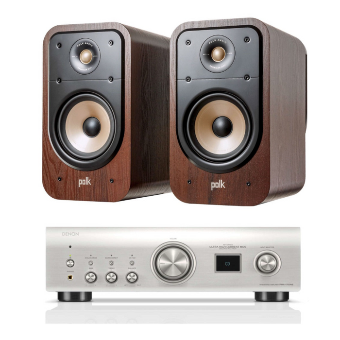 Polk ES20 Bookshelf Speakers and Denon PMA-900HNE |Melbourne Hi Fi5