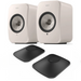 KEF|LSX II LT Wireless Bookshelf Speakers and P1 Desk Pad|Melbourne Hi Fi6