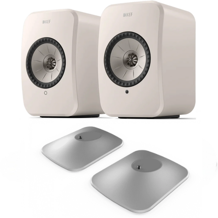 KEF|LSX II LT Wireless Bookshelf Speakers and P1 Desk Pad|Melbourne Hi Fi2