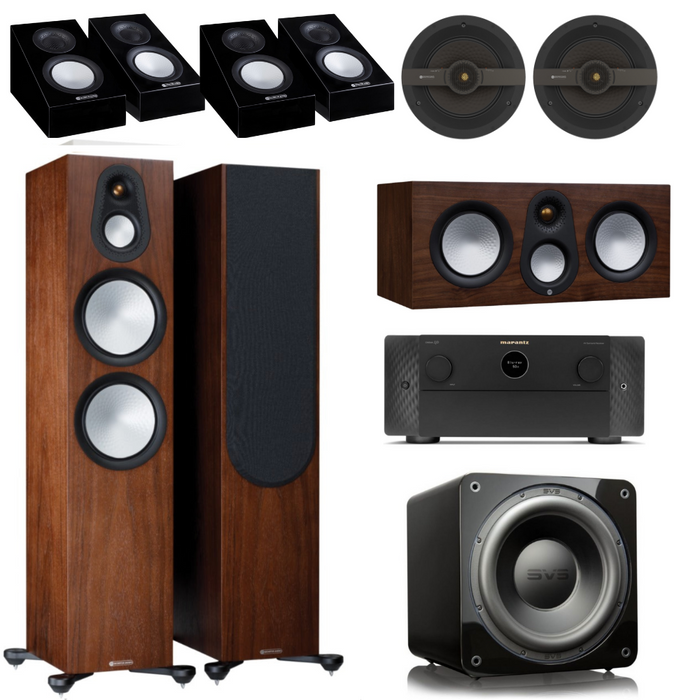 Silver Series Cinema 7.1.2 Pack – Marantz, Monitor Audio & SVS|Melbourne Hi Fi1