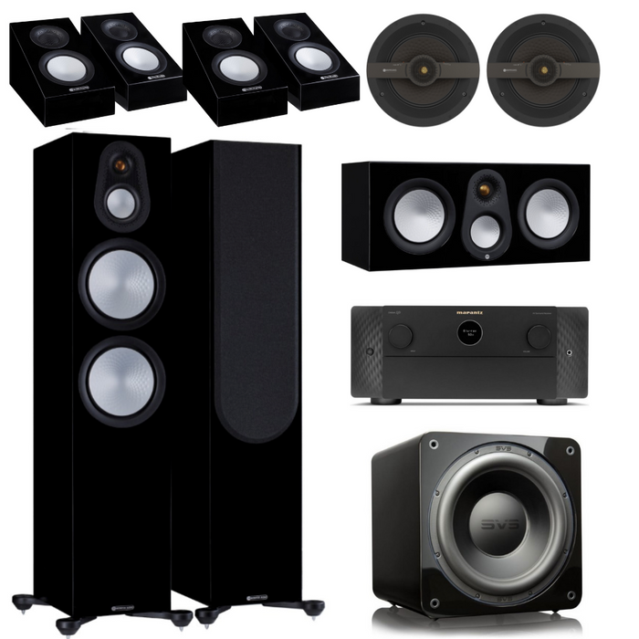 Silver Series Cinema 7.1.2 Pack – Marantz, Monitor Audio & SVS|Melbourne Hi Fi5