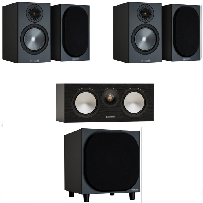 Monitor Audio Bronze 5.1 6G Speaker Package - Bronze 50 & Bronze 50 Black