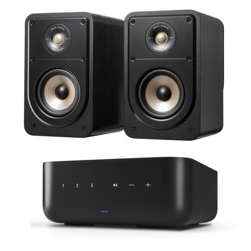 Polk Audio ES15 Bookshelf Speakers and Denon Home Amp Package|Melbourne Hi Fi2