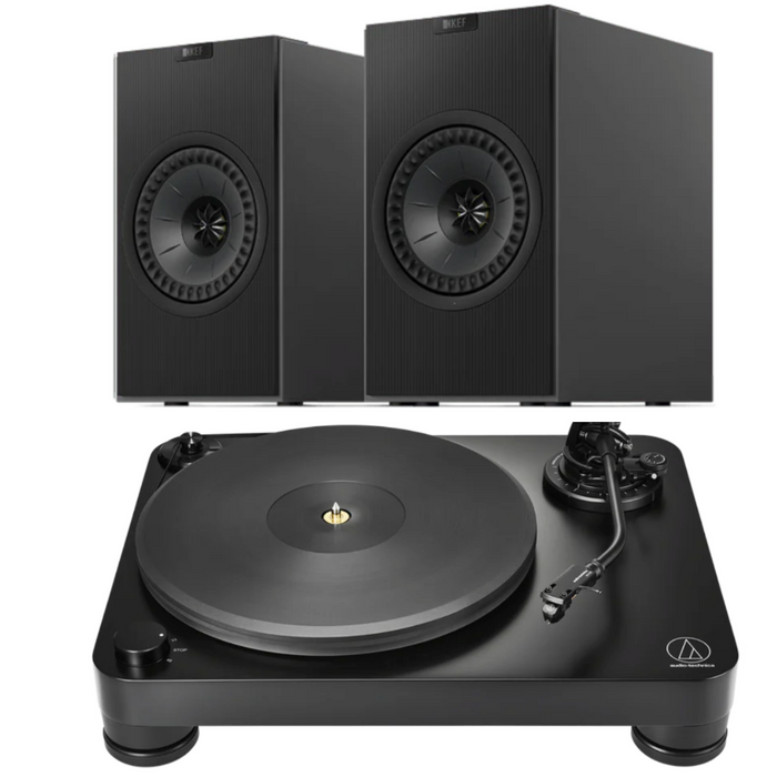Audio-Technica AT-LP7X turntable and KEF Coda W Wireless Speakers Package