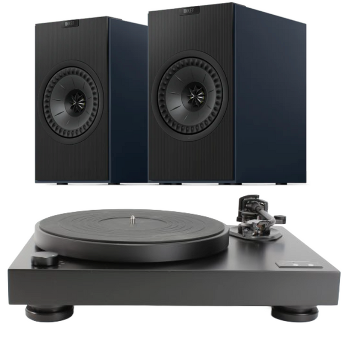 KEF Coda W and Audio-Technica AT-LP8X turntable package