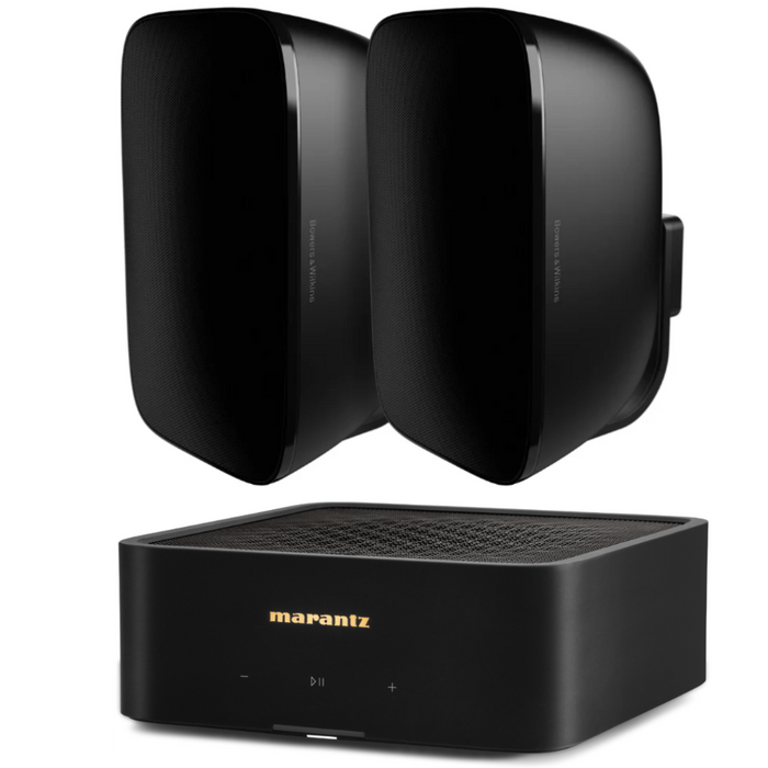 Marantz Model M1 and Bowers & Wilkins AM-1 Outdoor Speaker Package|Melbourne Hi Fi2