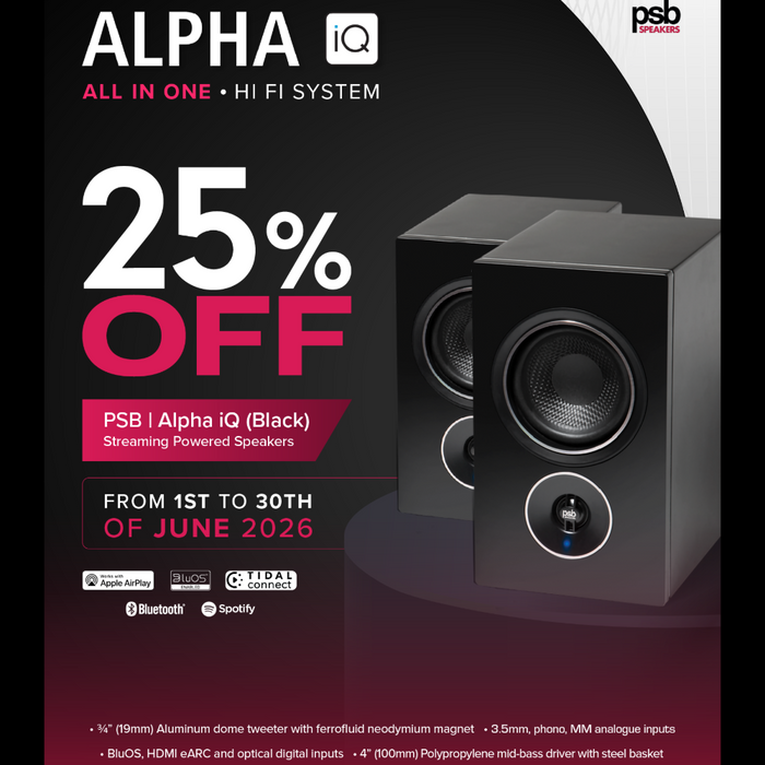 PSB Alpha IQ Streaming Powered Speakers with BluOS