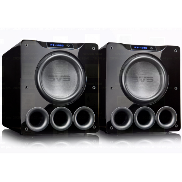 SVS PB-4000 Ported Box Home Subwoofers Dual