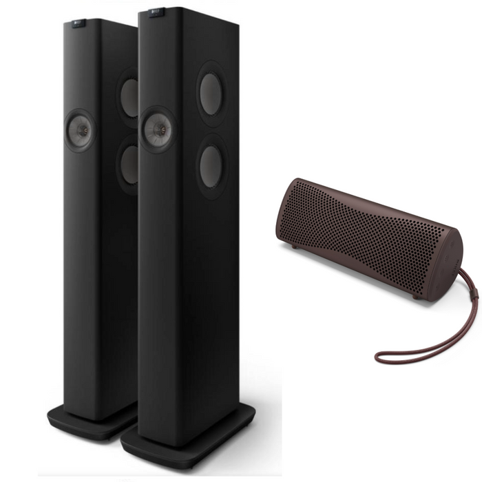 KEF|LS60 Wireless Floorstanding Speakers and KEF Muo speaker bundle| Melbourne Hi Fi8