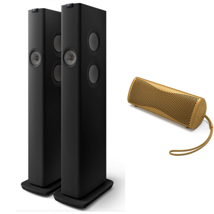 KEF|LS60 Wireless Floorstanding Speakers and KEF Muo speaker bundle| Melbourne Hi Fi4