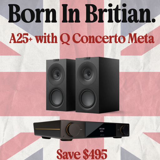 Arcam A25+ Amplifier and KEF Q Concerto Speakers Package|Melbourne Hi Fi1