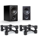 PSB | Alpha AM3 Compact Powered Speakers with Isoacoustics Aperta 100 Stand bundle | Melbourne Hi Fi1