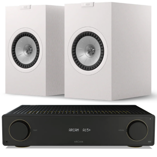 Arcam A15+ Amplifier and KEF Q3 Meta Bookshelf Speakers Package|Melbourne Hi Fi3
