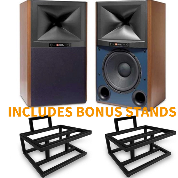 JBL 4349 Studio Monitor Loudspeakers with bonus JS150 Stands