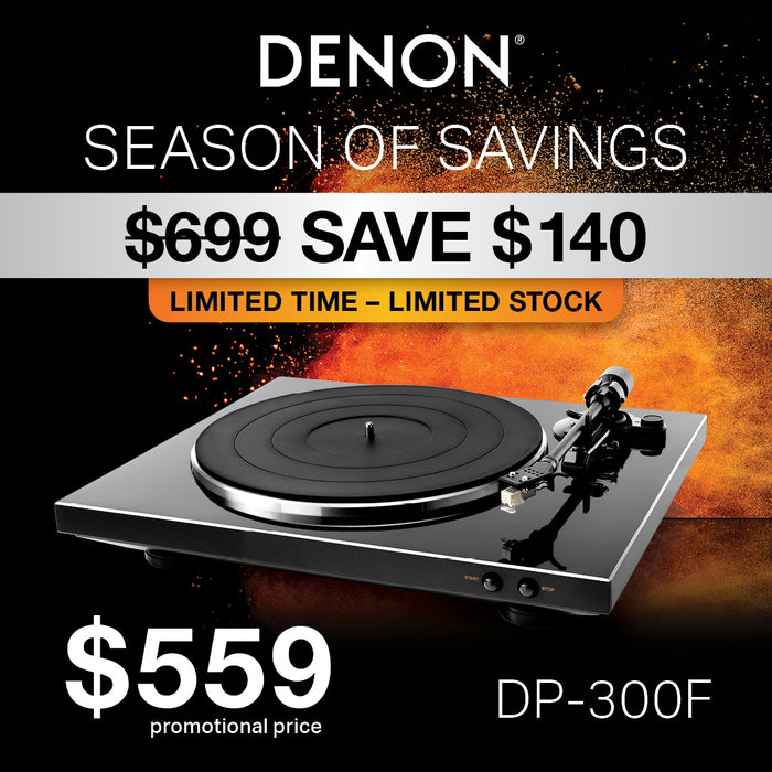 Denon DP300FBK Turntable