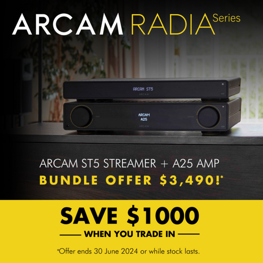 Arcam | ST5 Network Streamer and A25 Amplifier bundle | Melbourne Hi Fi1