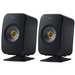 KEF LSX II Bookshelf Speakers and KEF P1 Desk Pad Bundle | Melbourne Hi Fi1