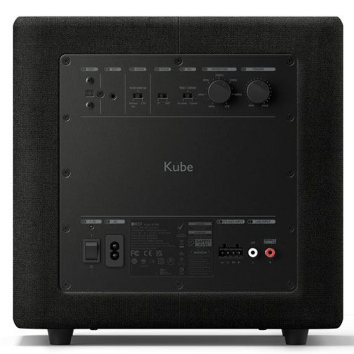 KEF LSX II Bookshelf Speakers, Kube Subwoofer Bundle