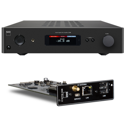 NAD | C 368 Integrated Amplifier with Blu OS 2i | Melbourne Hi Fi