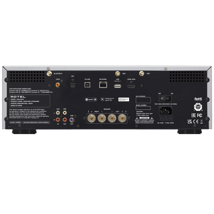 Rotel | RAS-5000 Amplified Streamer | Melbourne Hi Fi3