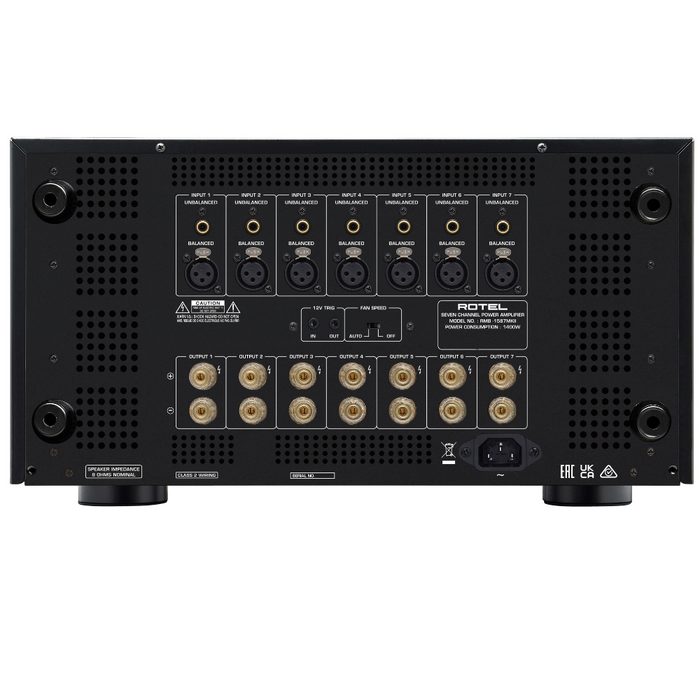 Rotel | RMB-1587MKII Multi-Channel Power Amplifier | Melbourne Hi Fi8