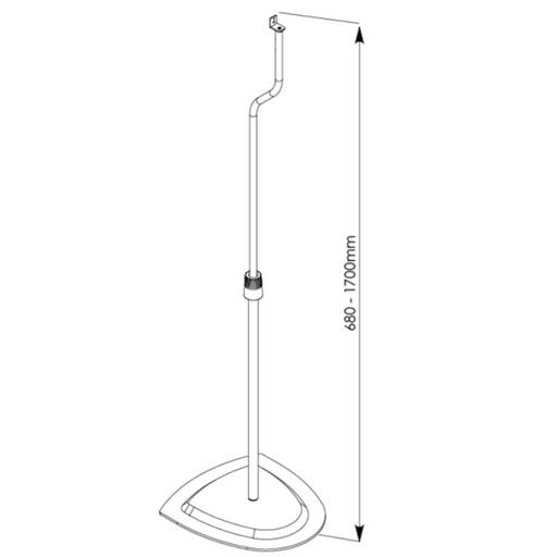 Tauris | JT2401 Satellite Speaker Stands | Melbourne Hi Fi2