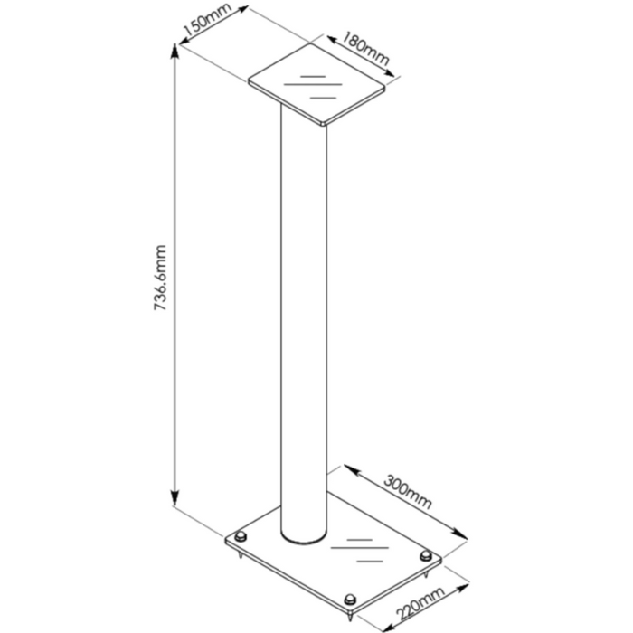 Tauris | Opal SS29 Speaker Stands | Melbourne Hi Fi5