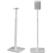 Flexson | Adjustable Floorstands for Sonos Play 1 White | Melbourne Hi Fi