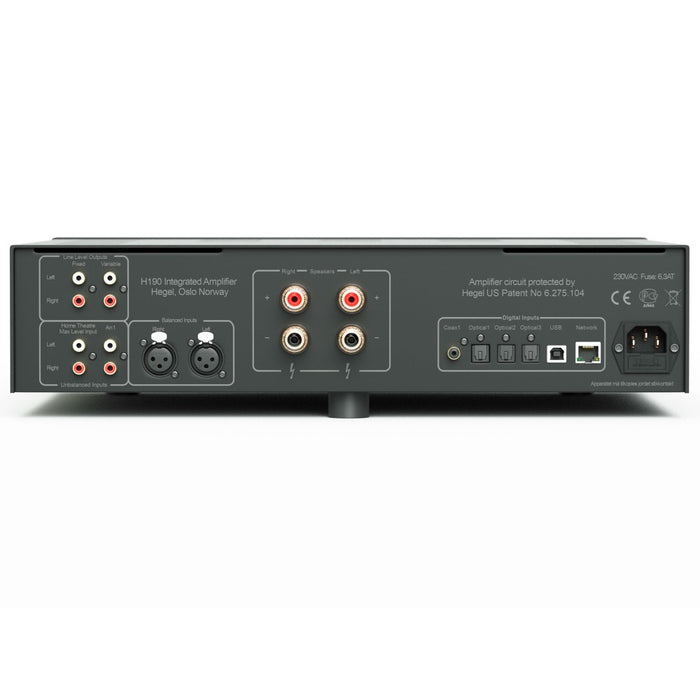 Hegel | H190 Integrated Amplifier | Melbourne Hi Fi5