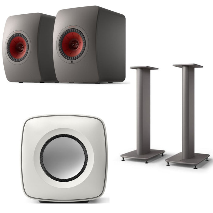 KEF|LS50 Wireless II Speakers, KC Subwoofer and S2 Floor Stands Bundle|Melbourne Hi Fi4