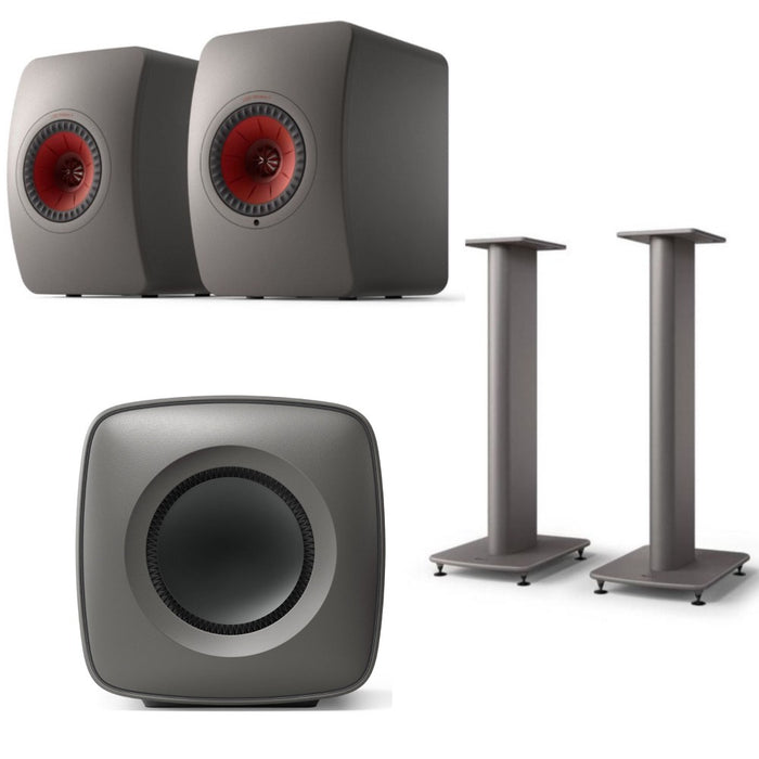 KEF|LS50 Wireless II Speakers, KC Subwoofer and S2 Floor Stands Bundle|Melbourne Hi Fi6